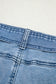 Beau Blue Western Washed Bow Knot Sash Wide Leg Jeans