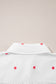 White Little Stars Printed Loose Half Sleeve Loose Shirt