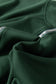 Blackish Green Collared Half Zip French Terry Knit Drawstring Casual Romper