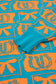 Light Blue Bows & Horseshoes Pattern Western Fashion Print Sweater