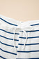 Sail Blue Casual Wide Leg 2pcs Pants Set