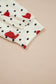 Beige Flower Heart Festive Valentine Blouse