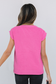 Sachet Pink Western Horse Embroidered Round Neck Sweater Tee