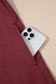 Red Sandalwood Frilled Detail Button Down Ruffle Short Sleeve Denim Mini Dress