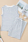 Sail Blue Casual Wide Leg 2pcs Pants Set