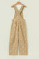 Phalaenopsis Polka Dot Print Bib Pocket Denim Barrel Overalls Jumpsuit