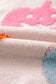Beige Halloween Cute Pumpkin Pattern Sweater