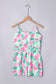 Green Camouflage Printed Cropped Tank Athleisure 2pcs Short Set